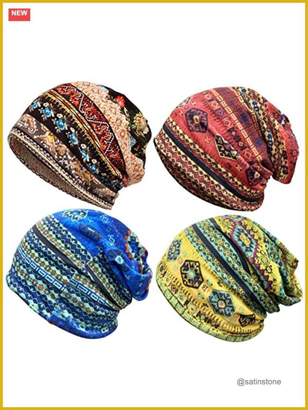 Womens Slouchy Beanie Soft Chemo Headwear Breathable Cancer Cap